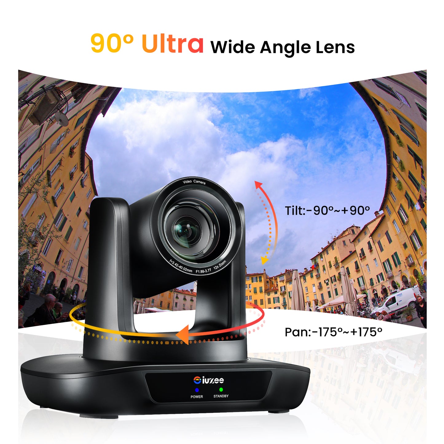 12X 4K UHD HDMI USB3.0 Streaming PTZ Camera